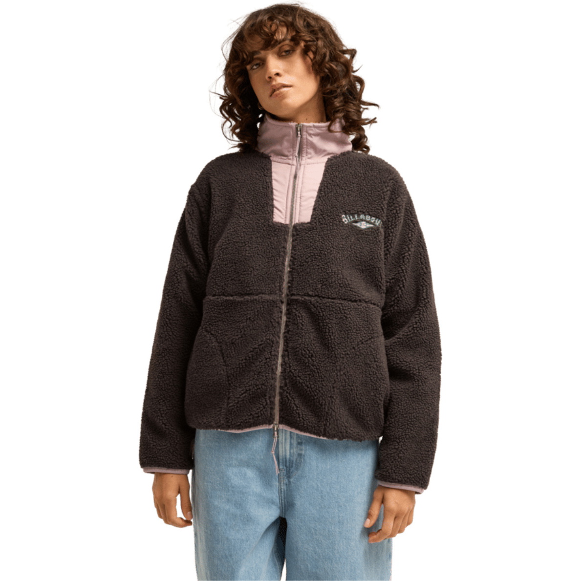 2026 Billabong Womens Mountain Life Fleece EBJPF00137 - Black Sands